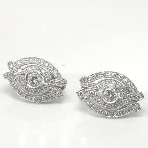 Orecchini Diamanti Oro bianco